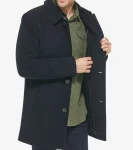 Hot Cole Haan Men's Wool Car Coat Navy