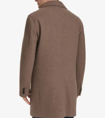 Sale Cole Haan Men's Wool Top Coat Mushroom