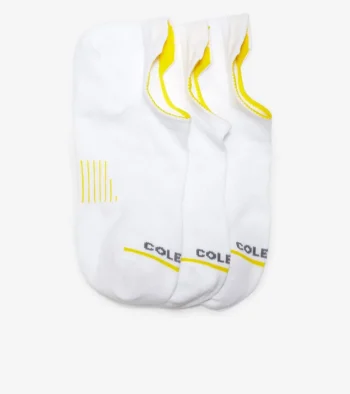 Online Cole Haan Men's ZER&Oslash;GRAND 3-Pair Liner Socks White