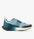 Sale Cole Haan Men's ZER&Oslash;GRAND Outpace III All-Terrain Running Shoes Ether-BlueWingTeal-Ivory