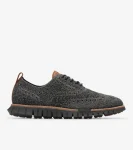 New Cole Haan Men's ZER&Oslash;GRAND Remastered Stitchlite&trade; Wingtip Oxfords MagnetGrayStitchlite&trade;-Black