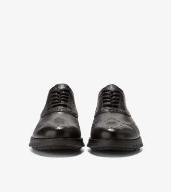 Best Cole Haan Men's ZERØGRAND Remastered Wingtip Oxfords Black