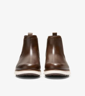 Fashion Cole Haan Men's ZERØGRAND Remastered Waterproof Chelsea Boots DesertOlive-Java-Birch