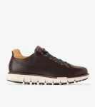 Clearance Cole Haan Men's ZER&Oslash;GRAND Remastered Waterproof Low Hiking Boots DeepMahogany-LightAmber