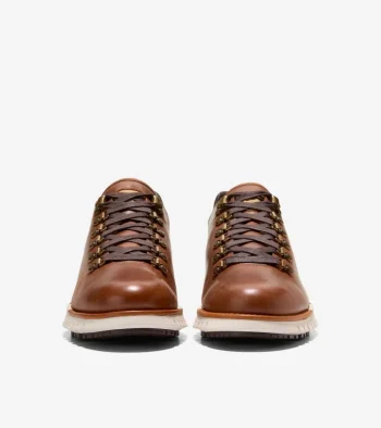 Fashion Cole Haan Men's ZER&Oslash;GRAND Remastered Waterproof Low Hiking Boots Woodbury-Madeira-Birch