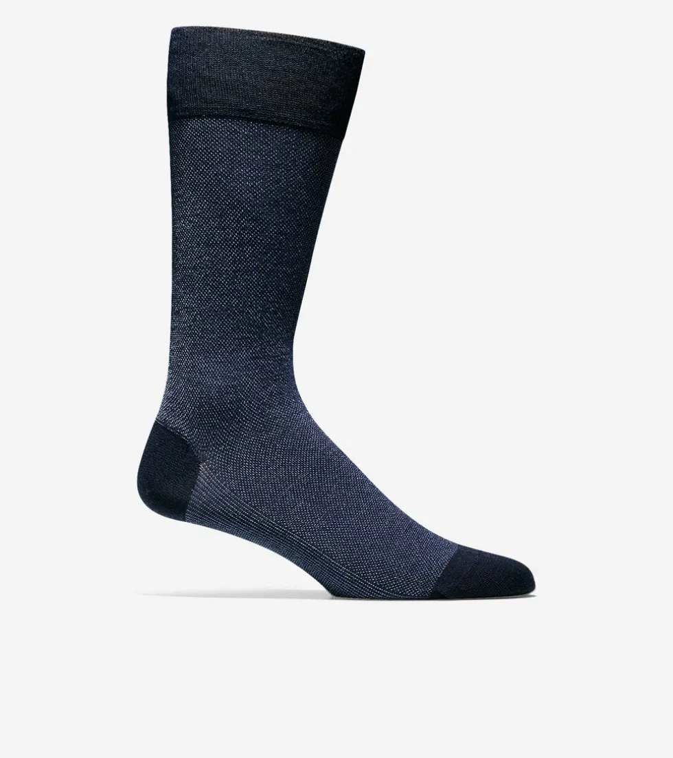 pique-textured-crew-socks-xTmLkhJD-0.webp Sale Cole Haan Pique Textured Crew Socks Navy