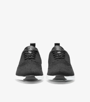 New Cole Haan Women's 2.ZER&Oslash;GRAND Stitchlite&trade; Wingtip Oxfords BlackStitchlite&trade;-OpticWhite