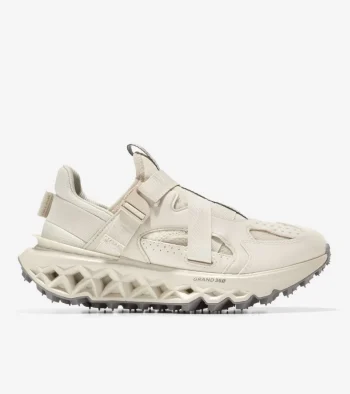 New Cole Haan Women's 5.ZER&Oslash;GRAND Monk Strap Running Shoe SilverBirch-CitySkyline