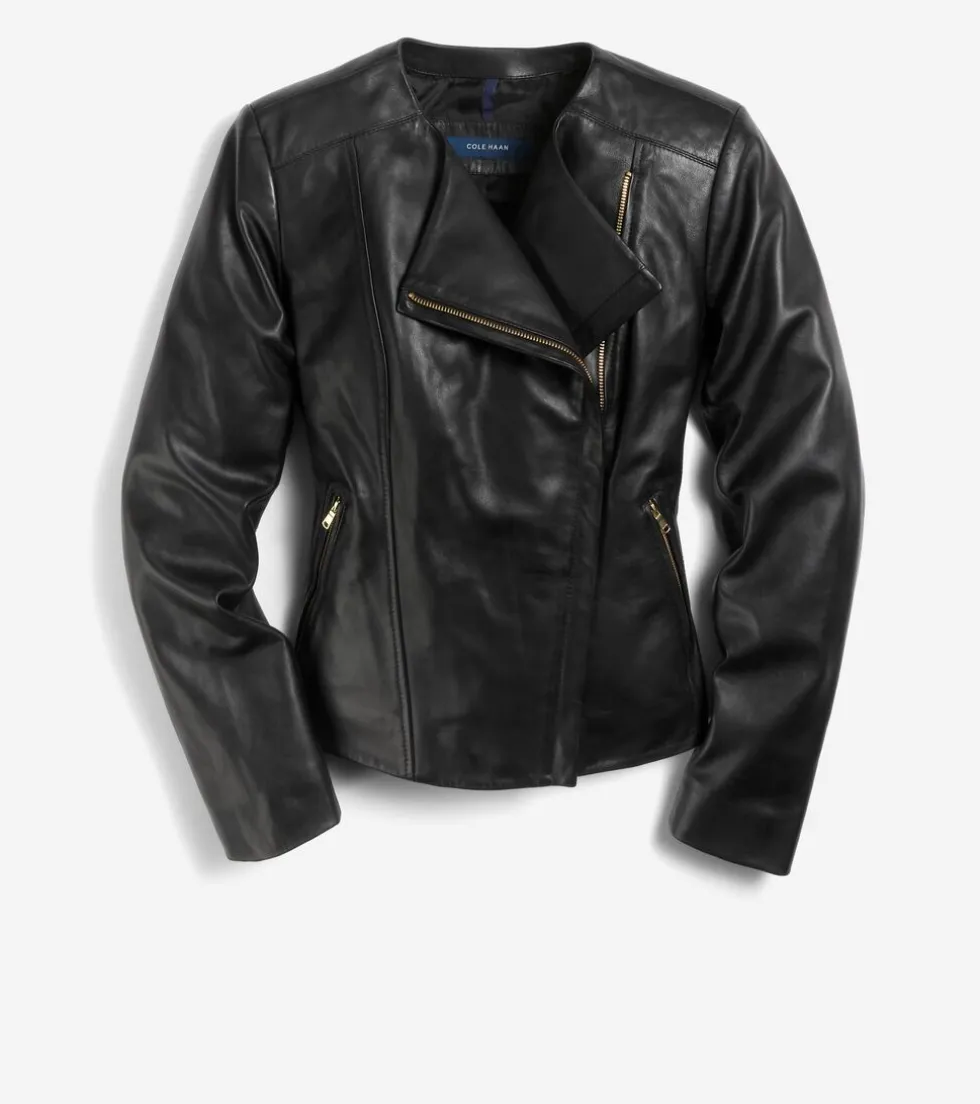 womens-asymmetrical-leather-ja-ntcCzRKw-3.webp Hot Cole Haan Women's Asymmetrical Leather Jacket Black
