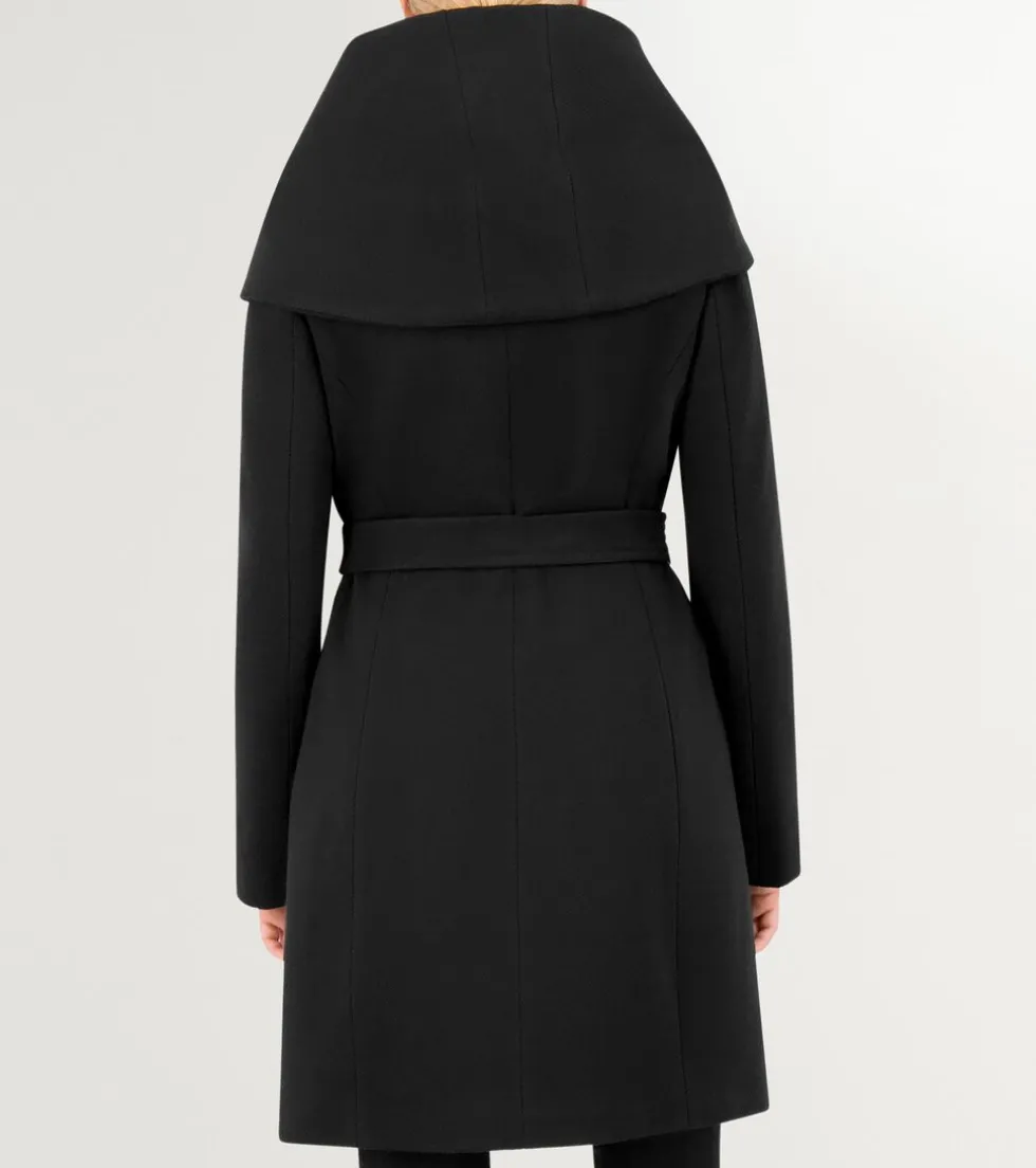 womens-belted-aysmmetrical-zip-xGjvBGzA-2.webp Hot Cole Haan Women's Belted Aysmmetrical Zip Front Twill Coat Black