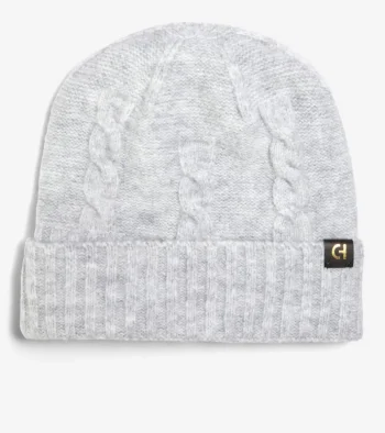 Hot Cole Haan Women's Cable Knit Cuff Hat SoftGrey