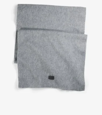 Discount Cole Haan Women's Cashmere Scarf LightHeatherGrey