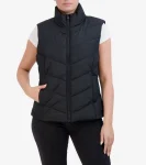 Online Cole Haan Women's Chevron Quilted Vest Black