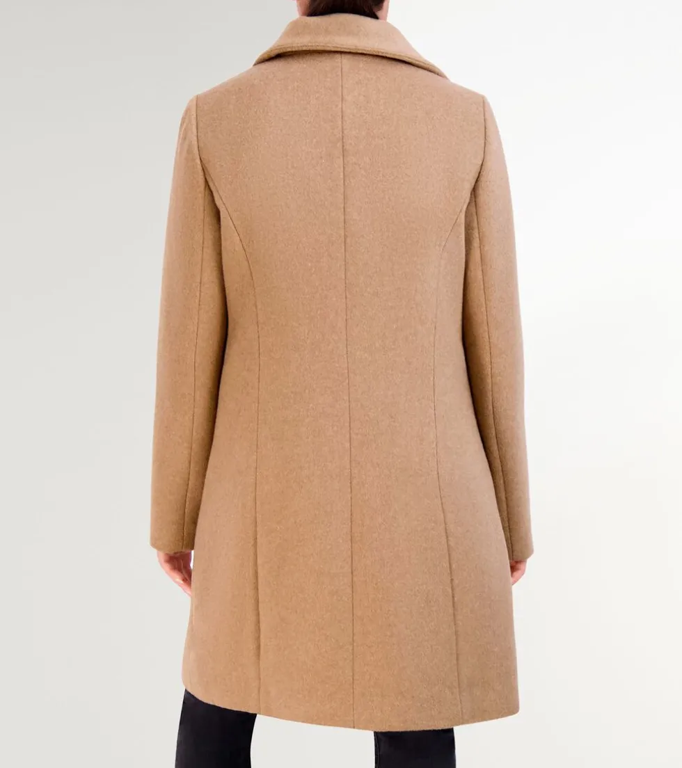 womens-convertible-collar-butt-IwTJSNmC-2.webp Clearance Cole Haan Women's Convertible Collar Button-Up Coat Camel