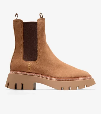 Hot Cole Haan Women's Devon Chelsea Boots GoldenHoney