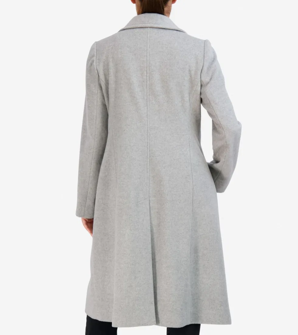 womens-flared-dress-coat-BakJOgVu-1.webp Outlet Cole Haan Women's Flared Dress Coat LightGrey