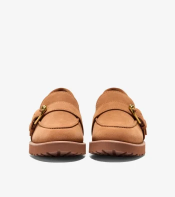 Outlet Cole Haan Women's Giana Buckle Loafers GoldenHoney