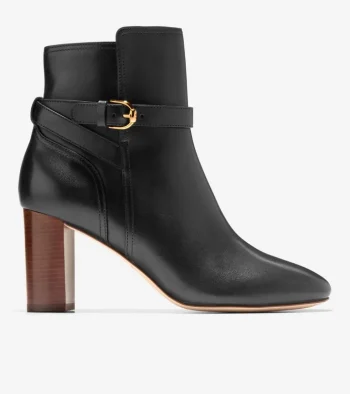 Outlet Cole Haan Women's Glendale Buckle Ankle Boots Black-Brown