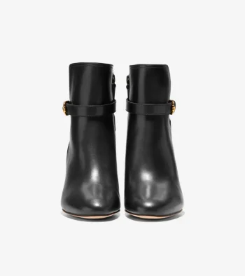 Outlet Cole Haan Women's Glendale Buckle Ankle Boots Black-Brown