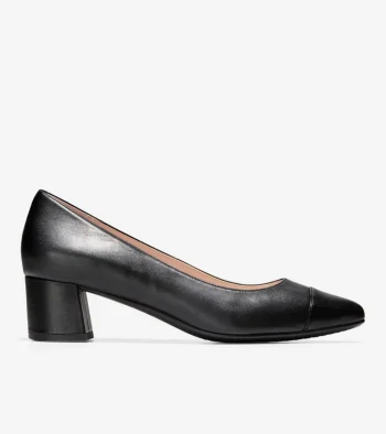 Outlet Cole Haan Women's Go-To Block Heel Pumps 45MM Black