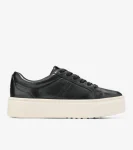 Online Cole Haan Women's GrandPr&oslash; Max Platform Sneakers Black-Ivory