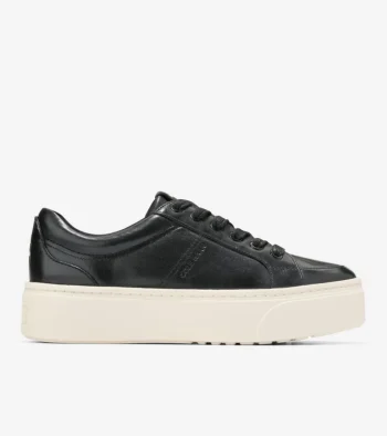 Online Cole Haan Women's GrandPr&oslash; Max Platform Sneakers Black-Ivory