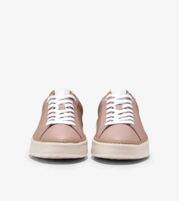 Best Cole Haan Women's GrandPrø Topspin Sneakers Fawn-White-CrystalGray