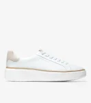 Best Cole Haan Women's GrandPr&oslash; Topspin Sneaker White-Dove