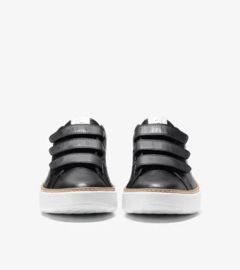 Online Cole Haan Women's GrandPr&oslash; Topspin Triple Strap Sneakers Black-OpticWhiteCroc