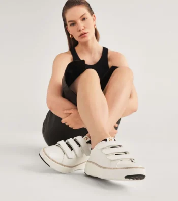 Hot Cole Haan Women's GrandPr&oslash; Topspin Triple Strap Sneakers Ivory-Tortoise