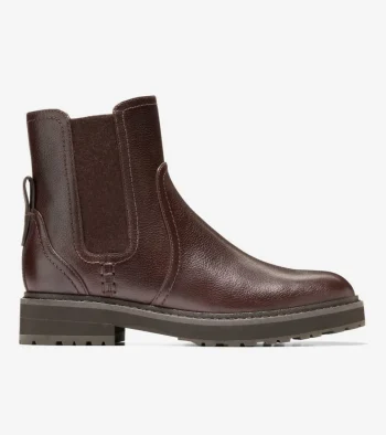 Best Cole Haan Women's Greenwich Waterproof Chelsea Boots Madeira