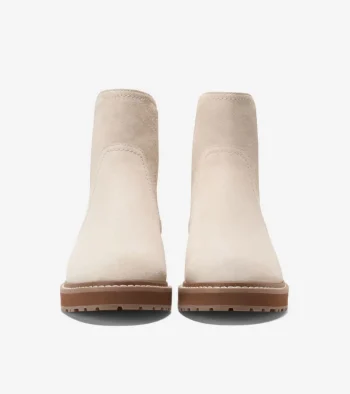 Fashion Cole Haan Women's Greenwich Waterproof Chelsea Boots Oat