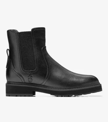 Hot Cole Haan Women's Greenwich Waterproof Chelsea Boots Black