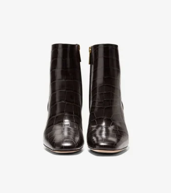 Online Cole Haan Women's Guiliana Ankle Boots ChocolateCrocPrint