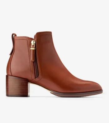 Outlet Cole Haan Women's Haisley Ankle Boots Cuoio