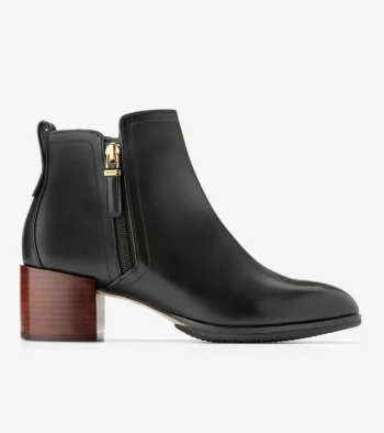 New Cole Haan Women's Haisley Ankle Boots Black