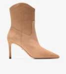 New Cole Haan Women's Mackenna Western Stiletto Boots BlushTan