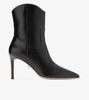 Outlet Cole Haan Women's Mackenna Western Stiletto Boots Black