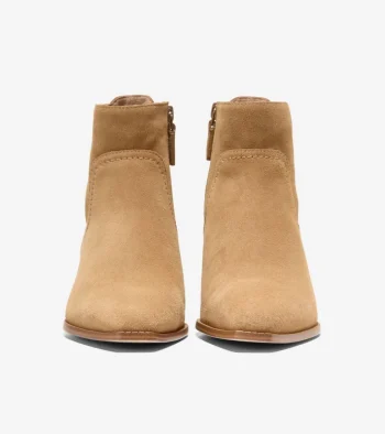 Online Cole Haan Women's Naia Western Ankle Boots GoldenToffee