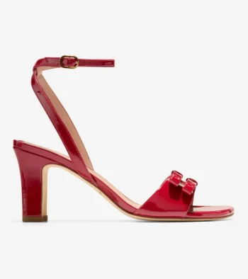 Best Cole Haan Women's Noella Bow Sandals RioRedPatent