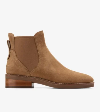 Best Cole Haan Women's Rebecca Chelsea Boots GoldenToffee