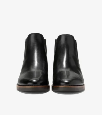 New Cole Haan Women's Rebecca Chelsea Boots Black