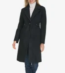 Outlet Cole Haan Women's Slick Wool Coat Black