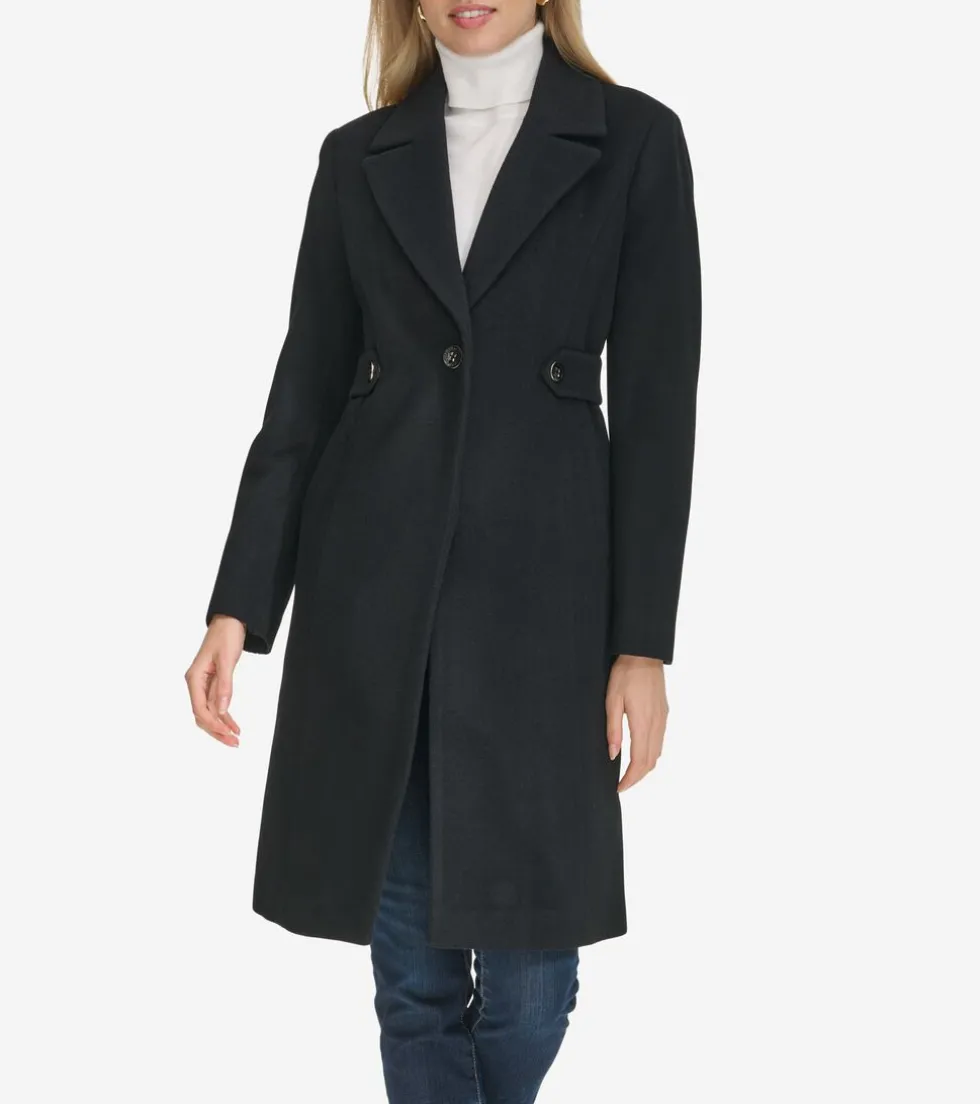 womens-slick-wool-coat-SqrKtLfq-0.webp Outlet Cole Haan Women's Slick Wool Coat Black