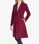 Online Cole Haan Women's Slick Wool Coat Amethyst