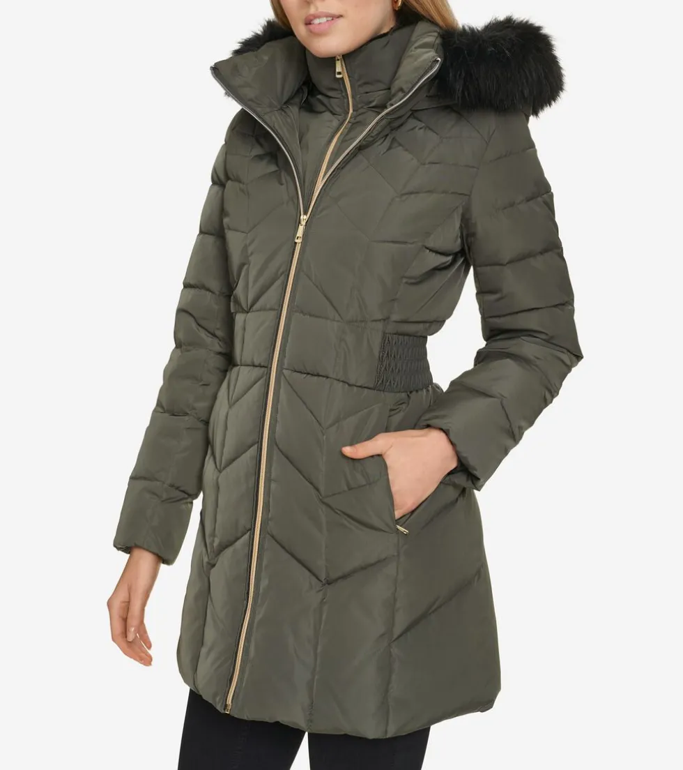 womens-taffeta-down-coat-aDWYglMT-0.webp Discount Cole Haan Women's Taffeta Down Coat Forest