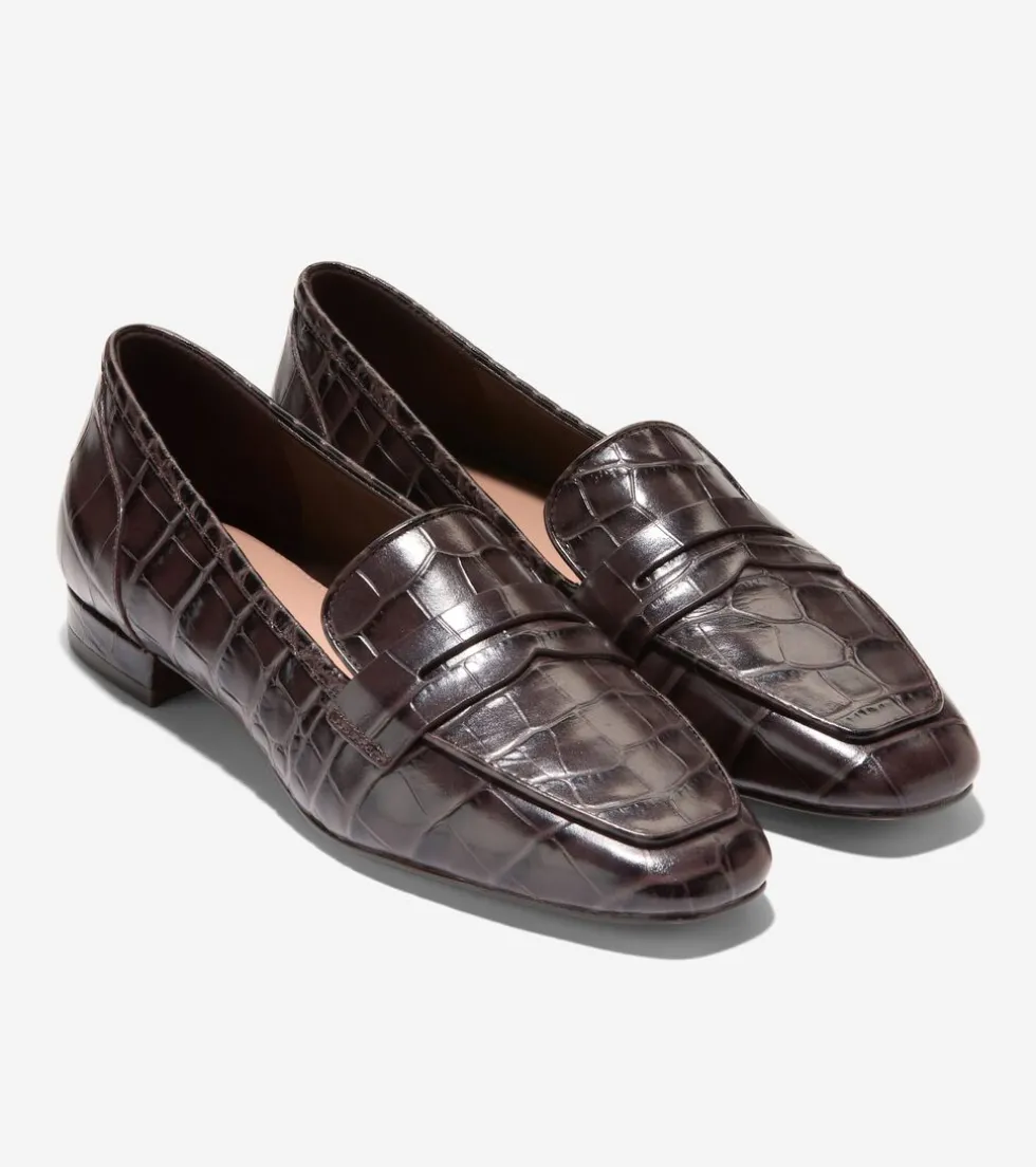 womens-tarese-soft-penny-loafe-ZitdWIQs-4.webp Fashion Cole Haan Women's Tarese Soft Penny Loafers ChocolateCrocPrint