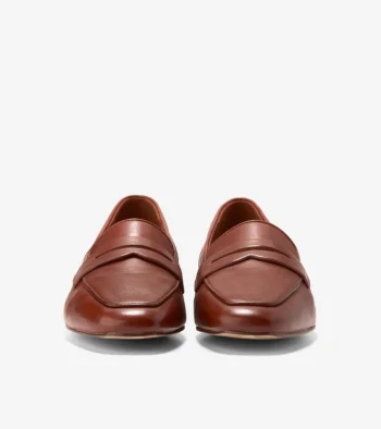 Hot Cole Haan Women's Tarese Soft Penny Loafers Cuoio
