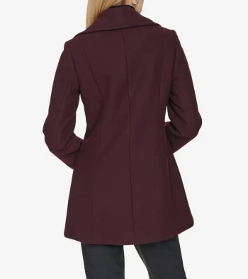 Best Cole Haan Women's Wool Peacoat Wine