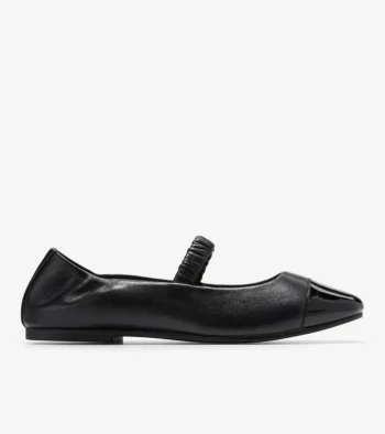 Discount Cole Haan Women's Yvette Mary Jane Ballet Flats Black